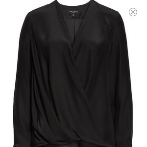 Rag & Bone Victor Silk Blouse